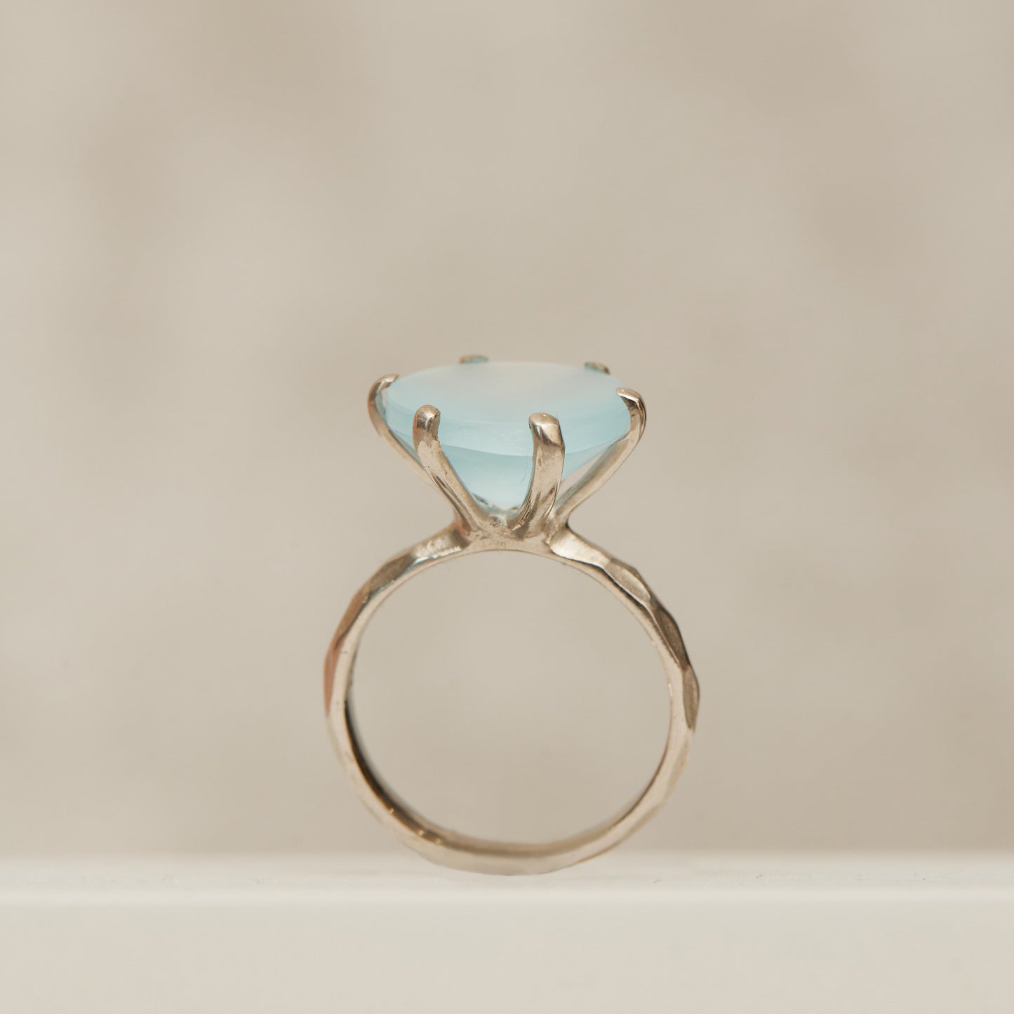 Sea Glass Topaz Ring