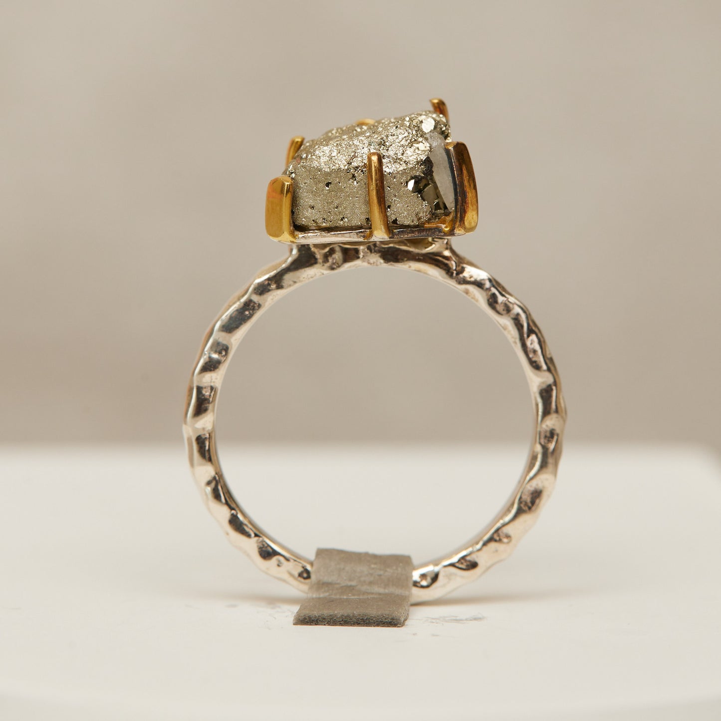 Rocky Road Pyrite Ring