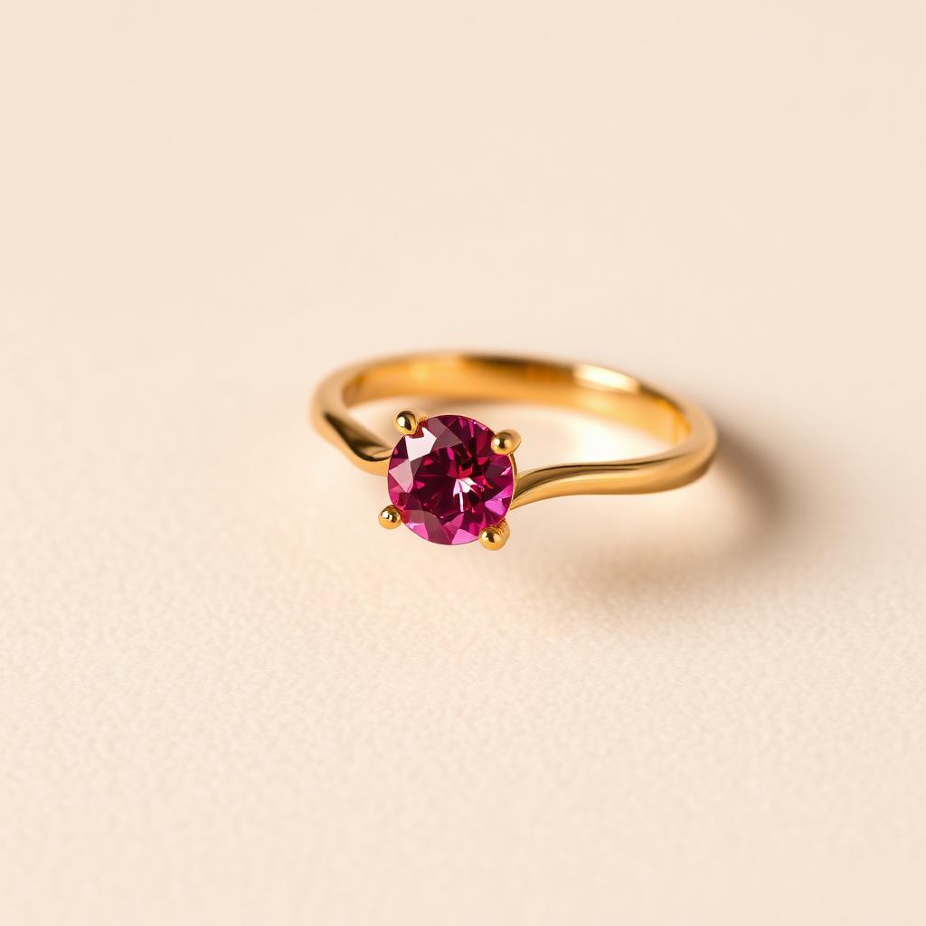 Demo — Ruby Solitaire Ring