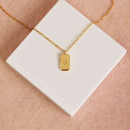 Starlight Rectangle Necklace