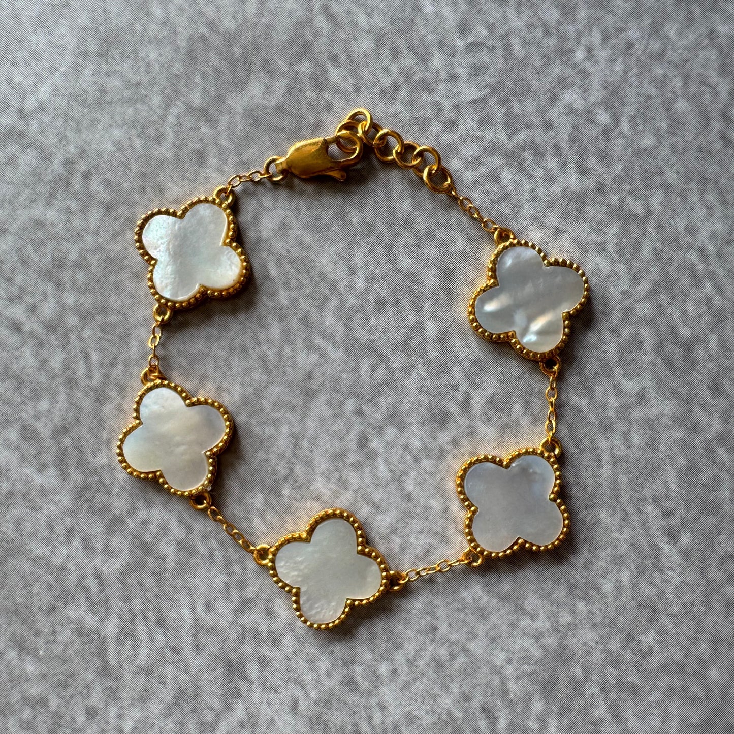 MOP 5 Clover Bracelet