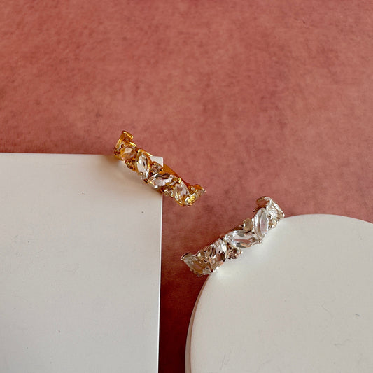 Classic Marquise Silver Band